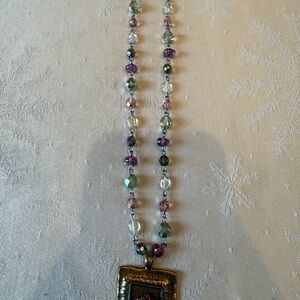 Artistic Cubic zirconia flower set in copper